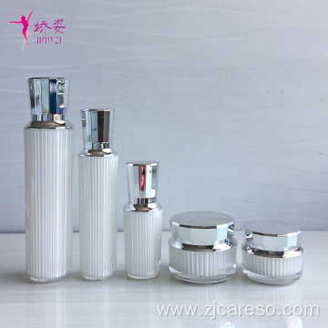 Lotion Bottles and Cream Jar for Cosmetics